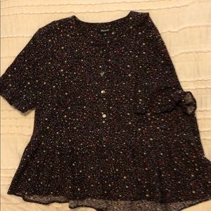 Madewell stars blouse top